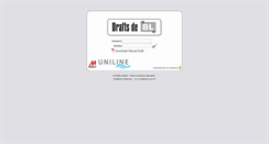 Desktop Screenshot of draft.uniline.com.br